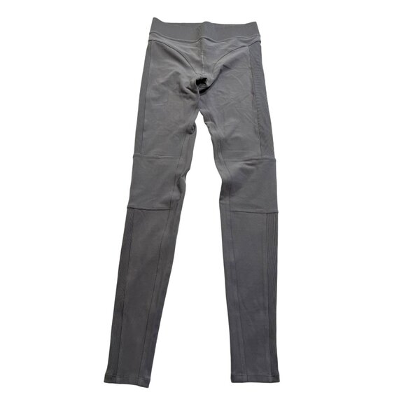 ALO Yoga Alosoft High-Waist Head Start Leggings in Fog - Picture 1 of 6